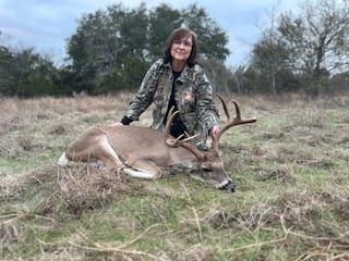 Whitetail buck in central Texas brush